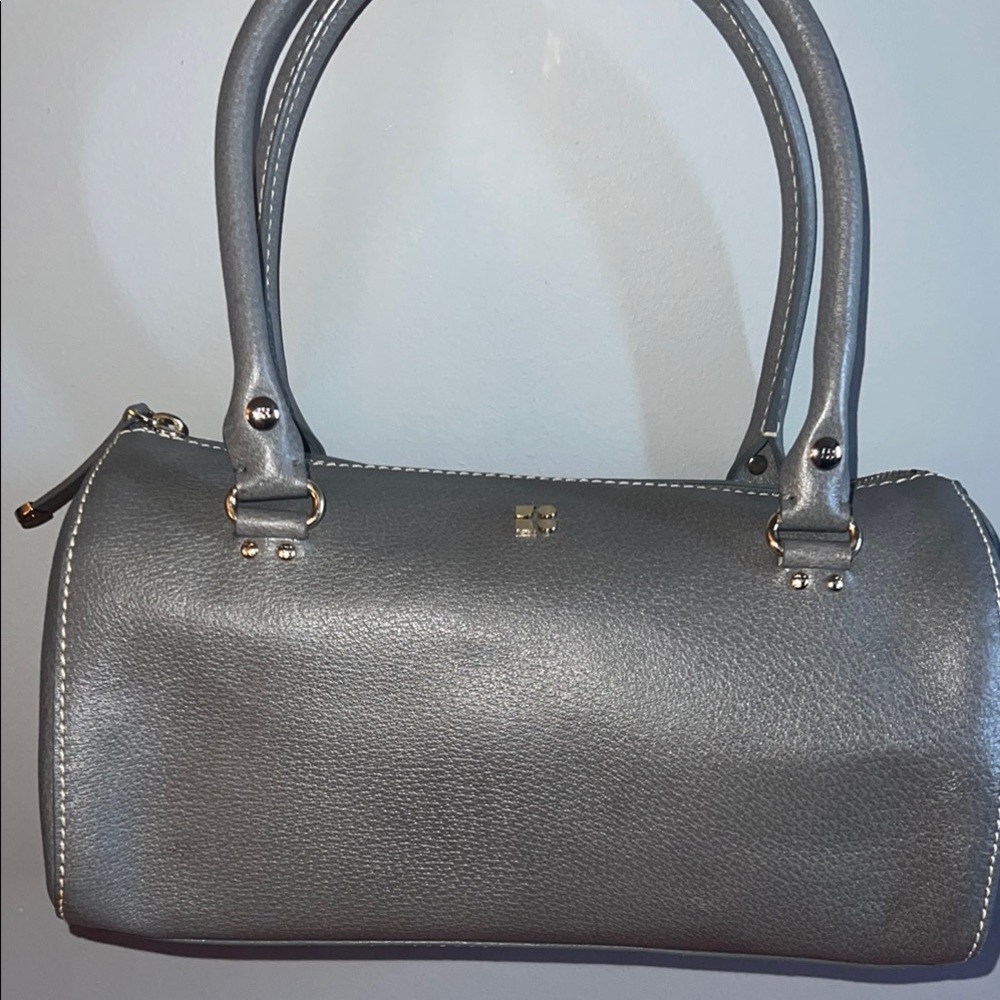Vintage Kate Spade Elegant Gray Handbag